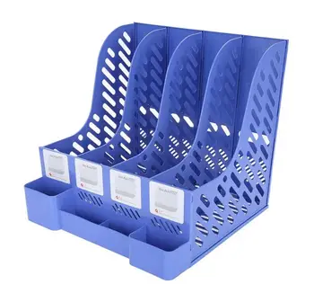 

Magazine Book File Stand Organizer File Sorter Office Home Desk Storage Box Pen Holder Universal Office Stationery magazine file