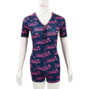

Summer New Model ML 20116 Large Size Ladies Jumpsuit Pajamas Jumpsuit Silk 1 Piece Pajamas Suit Ladies Pajamas