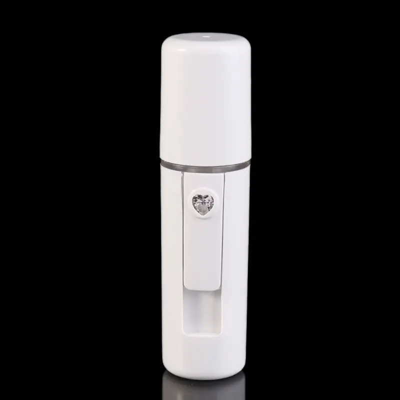 Портативный нано-распылитель Mister для лица увлажняющий удобный USB - Цвет: Белый