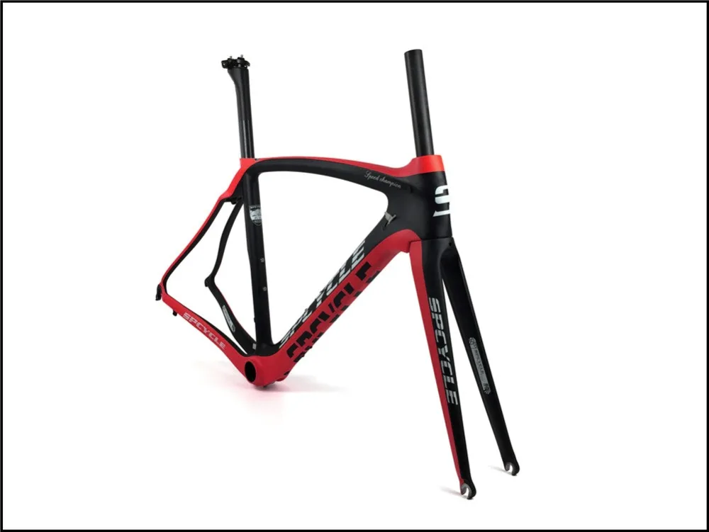 Flash Deal Spcycle 700C Cycling Road Carbon Bicycle Frames,China Factory OEM Full carbon Fiber Road Bike Frame+Fork+Seatpost+Headset 4