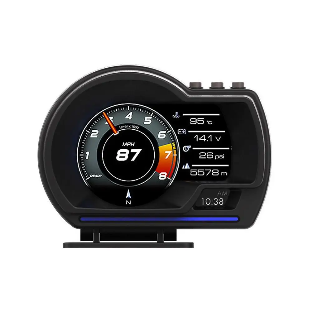 

OBD GPS Speedometer Digital Professional Auto Scan Adapter Meter Alarm Speed Gauge Dual System Diagnostic Tool Car Accessories H