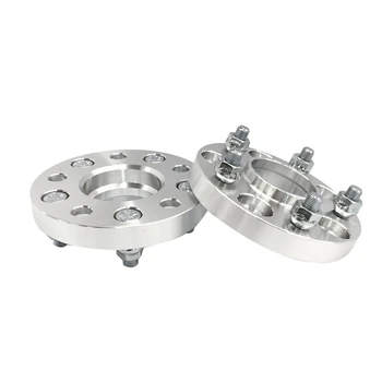 

2Pcs Car Wheel Spacers Adapters Gasket Hub Centric Wheel Adapters 5X114.3 64.1 Mm CB 15Mm Thick Spacer