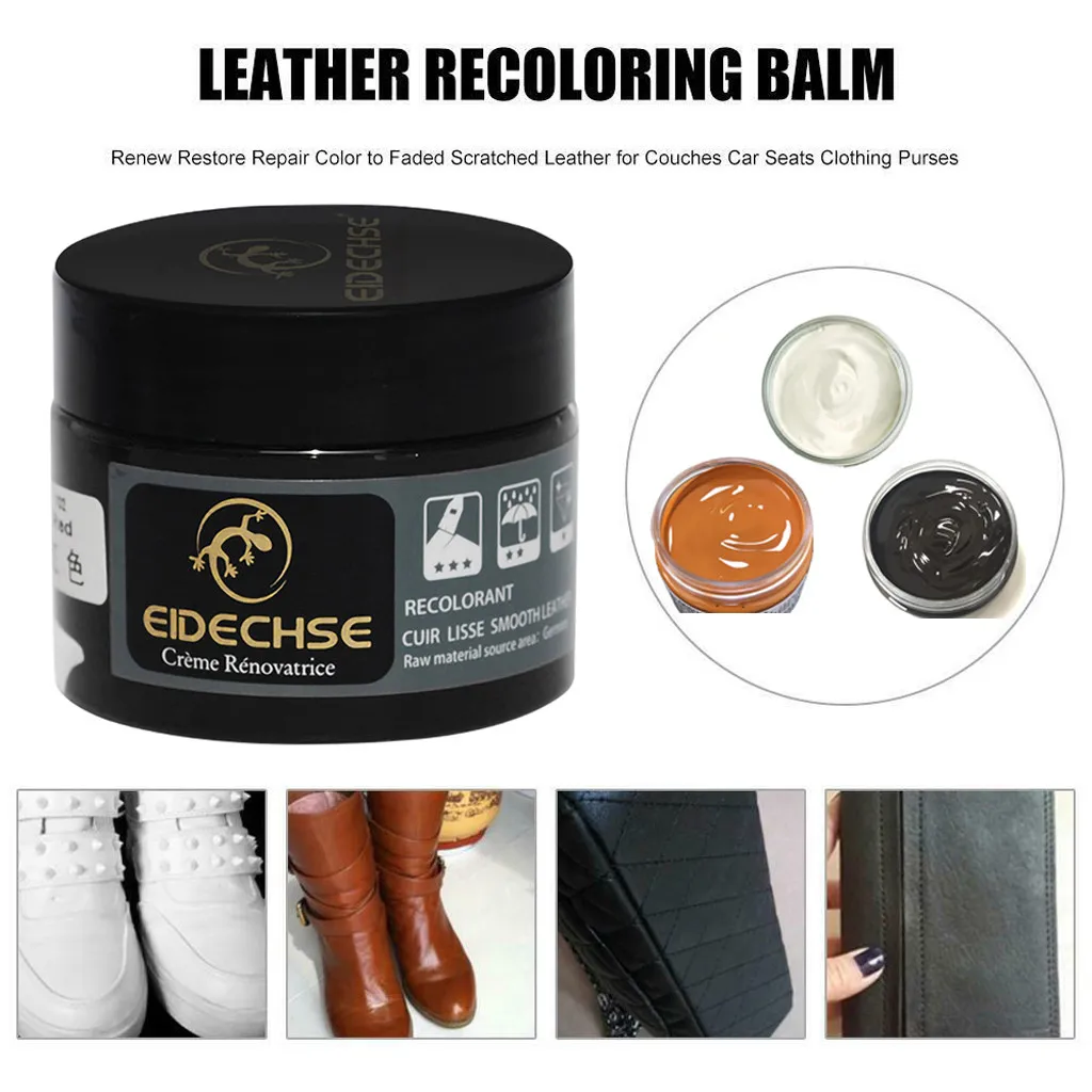 

Leather Repair Cream Filler Compound For Leather Restoration Cracks Burns Holes Complementary Color#H15