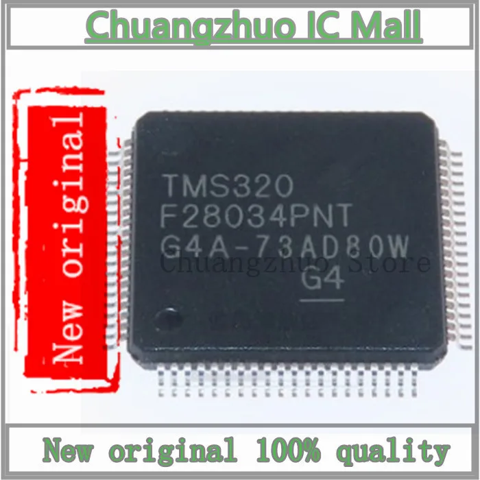 1PCS/lot TMS320F28034PNT TMS320F28034 TMS320 F28034PNT QFP IC Chip New original | Электроника