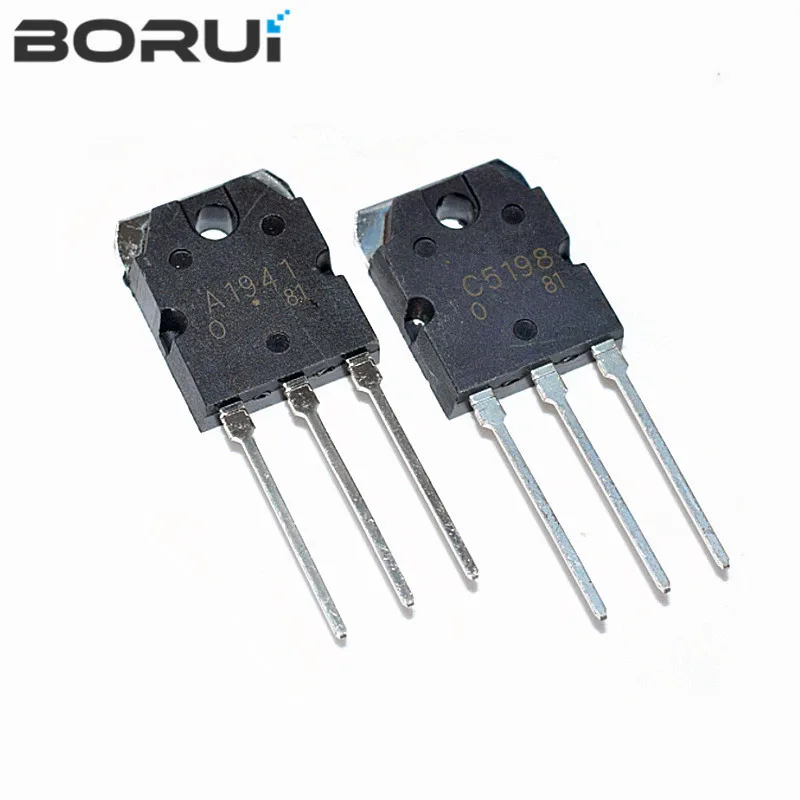 2SC5198 2SA1941 TO3P 10PCS 5pairs (5PCS A1941 + 5PCS C5198) TO-3P Transistor original authentic