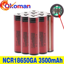 18650GA 3,7 V 3500mAh 18650 аккумуляторная батарея для игрушечного фонарика литиевая батарея с защитной платой(PCB