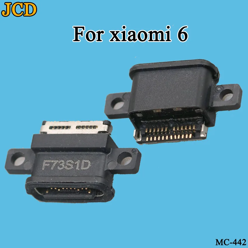 

JCD For xiaomi mi6 mi 6 USB Charging Port Connector Plug Type C Jack Socket Dock flex cable Repair Part