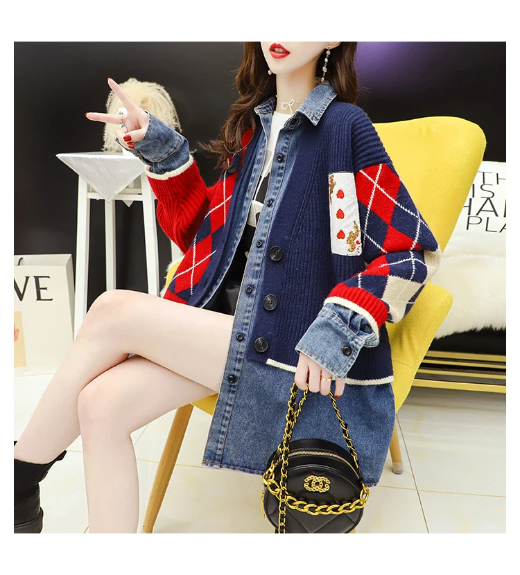 H.SA Women Sweater and Cardigans Winter Thick Warm