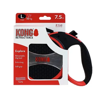 

KONG KONG EXPLORE belt Animal leash roulette 7.5 meters size L red