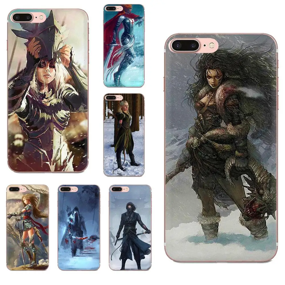 Soft Mobile Phone Cases For Samsung Galaxy J1 J3 J4 J5 J6 J7 A10 A20 A20E A3 A40 A5 A50 A7 2016 2017 2018 Winter Warrior | Мобильные