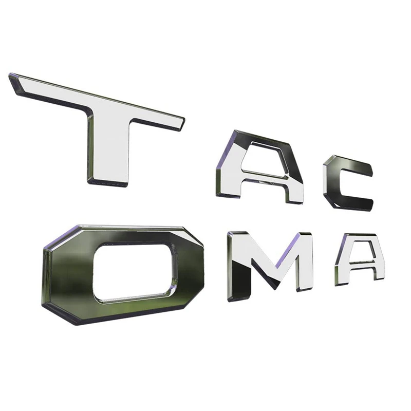 3D рельефная Эмблема для Toyota Tacoma- эмблема вставки(хром