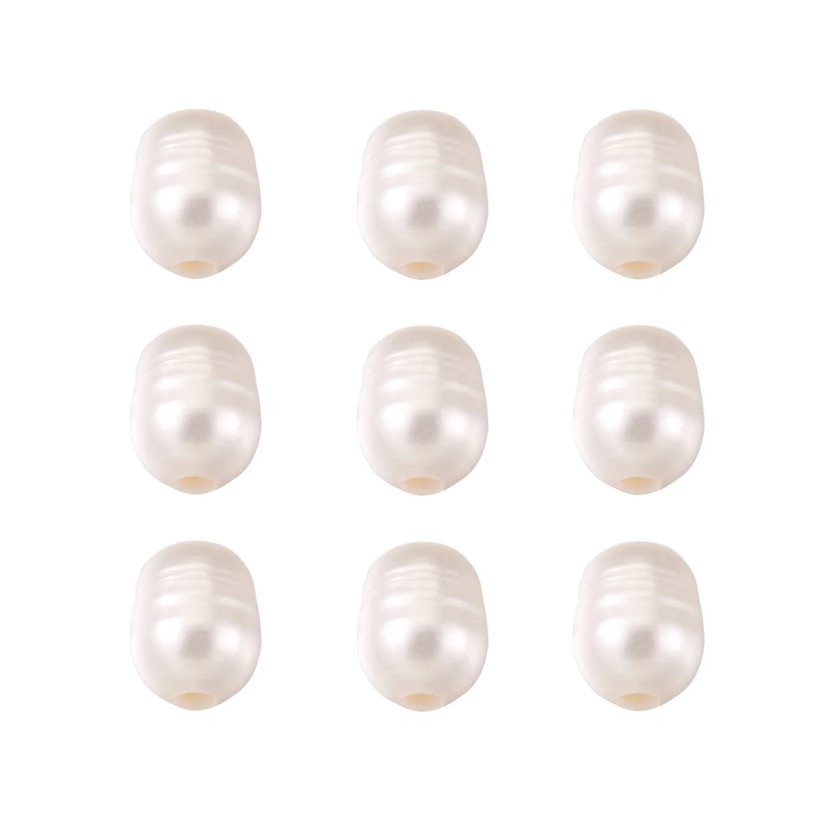100Pcs Natural Freshwater Pearl Beads Irregular Large Hole Loose Spacer Bead For Bracelet Earring DIY Bridal Jewelry Making