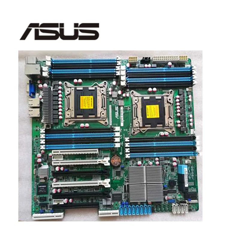 Для ASUS Z9PE D16/2L б/у оригинал для Intel C602 Серверная материнская плата Socket LGA 2011 DDR3 X79 X79M