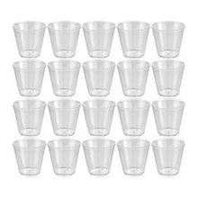 30ml Clear Environmental Disposable Party Shot Wine Cups Jelly Cups Tumblers Birthday Bar