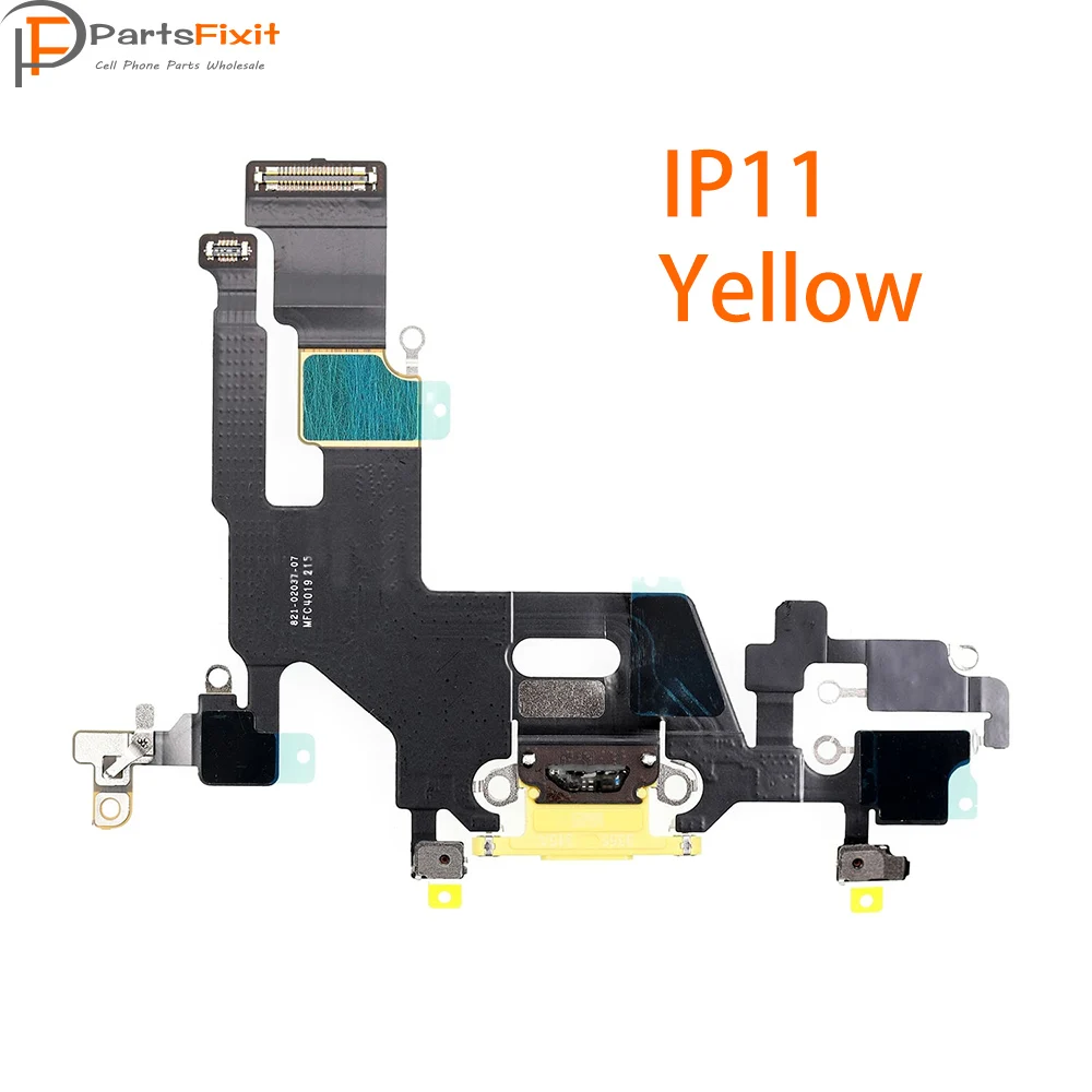 Original Charging Flex For IP11 USB Charger Port Dock Connector With Mic Flex Cable for iP Headphone Jack Flex