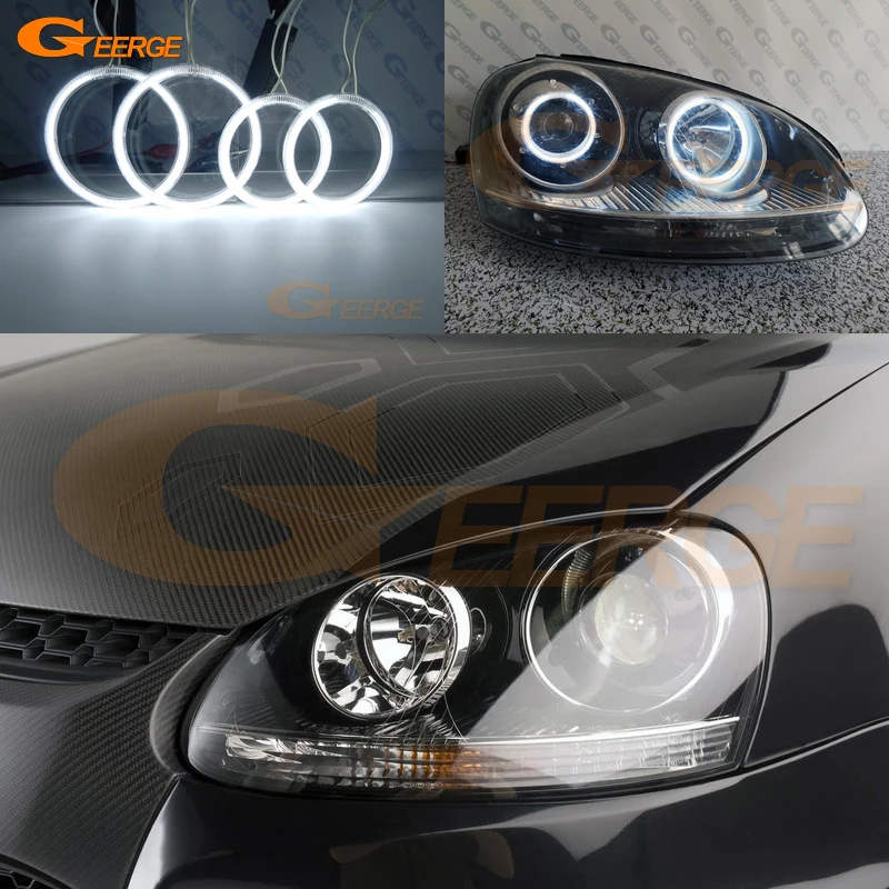 Отличные ультра яркие CCFL ангельские глазки Halo Кольца Набор для VOLKSWAGEN VW golf 5 V mk5 2004