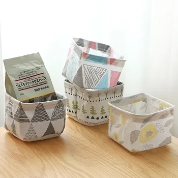 

Jewelry Office Storage Basket Sundries Small Desktop Remote Controller Storage Box Container Organizer Book Toys Storage Basket