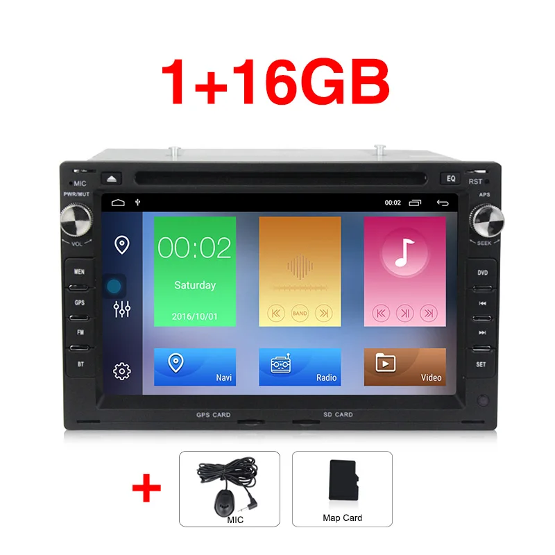 2din 2+ 32G Android 9,1 автомобильный dvd-плеер gps навигация для Фольксваген Пассат B5 MK5 Гольф транспортер поло радио FM BT wifi RDS - Цвет: Car dvd