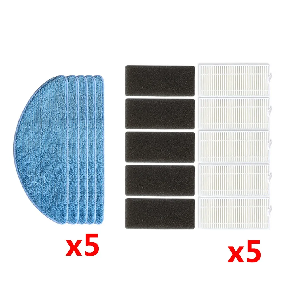 GYing 12pcs Mop Cloth Rags For IKOHS NETBOT S15 Robot Vacuum Cleaner Parts Accessory Cleaning Mop Cloths Set 