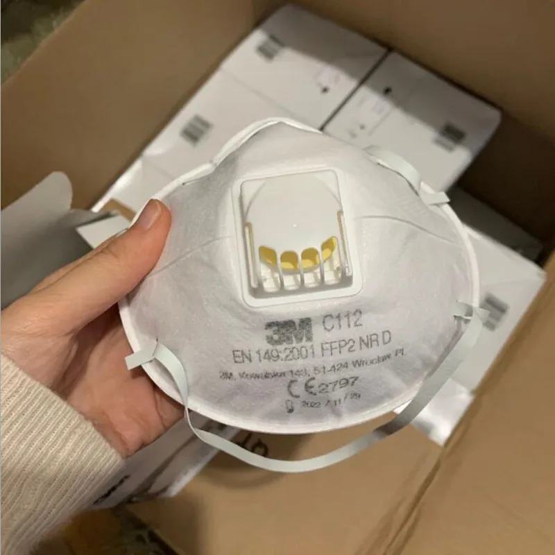 

10pcs 3M C112 KN95 Mask N95 face mask Respirator Safety Mouth Masks disposable mask respirator Features as KF94 FFP2 FFP3