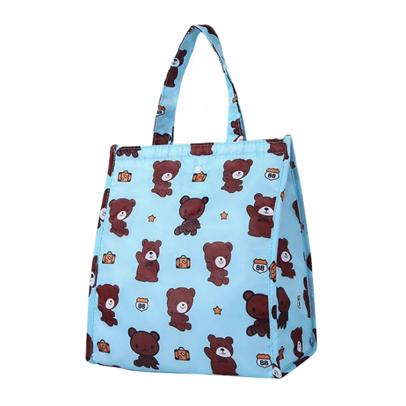Waterproof Special Thermal Insulation Storage Tote Portable Insulated Lunch Box Pouch Cooler Oxford Cloth Food Bag Z