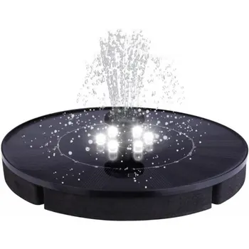 

Solar fountain AS10D1 floating outdoor pool floating water fountain electric storage fountain with LED lights