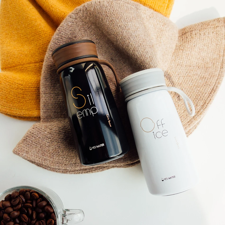 Милая Герметичная Бутылка из нержавеющей стали для воды портативные корейские