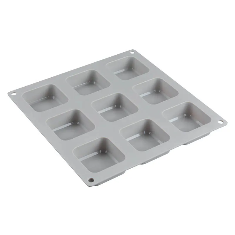 

Handmade Soap Craft Square Silicone Diy Soap Making Tools Soap Molds 9 Cavity Random Color Hand Making Chocolate Cake Mould