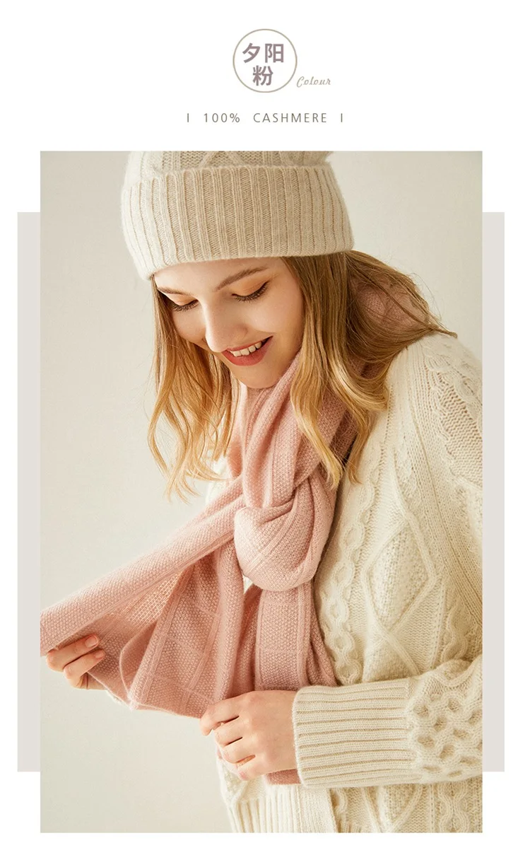 cashmere sólida cachecol inverno quente grosso xales