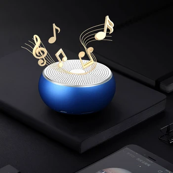 

Metal Bluetooth Speaker Portable Wireless Loudspeakers For Huawei Phone iPhone Computer Stereo Music surround Outdoor Speakers Box