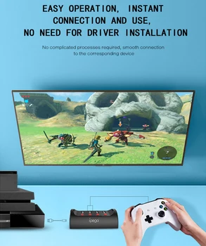 

For Nintend Switch/PS4/Xbox One Console Joystick Controller Converter For FPS Game Universal Adapter Mouse Keyboard Converter
