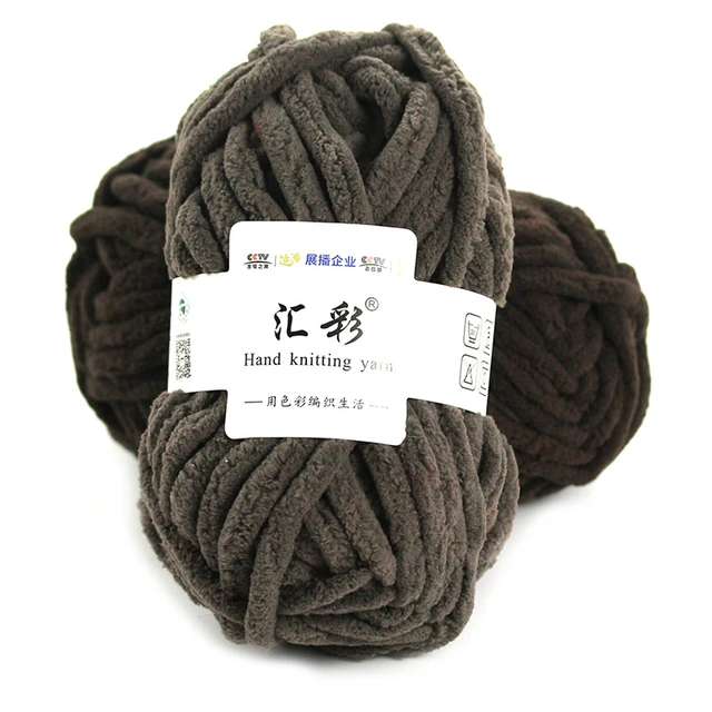 100g Chenille Yarn For Hand Knitting Toys Crochet Plush Threads Woolen Yarn  Sewing Ball Of Wool Knit Free Shipping Diy - Yarn - AliExpress