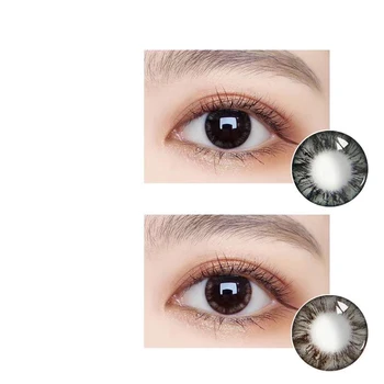 

2pcs/pair Rain Sort Colored Contact Lens for eye Yearly Cycle Eye Color Contact Lens for make up