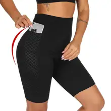 Женское нижнее белье для коррекции фигуры, неопреновые шорты для тренировок и похудения, спортивные штаны для бега
