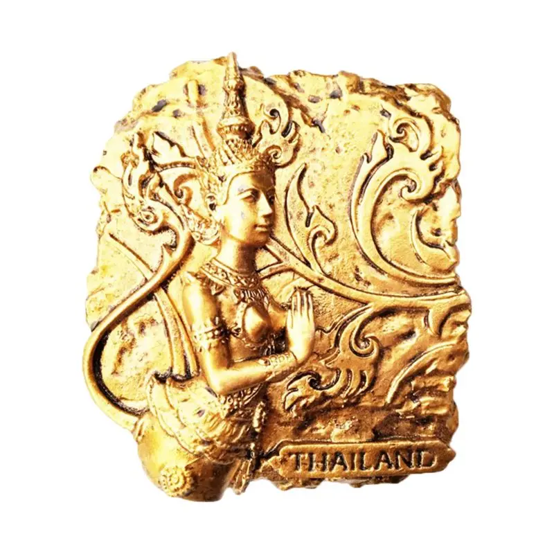 

3D Resin Fridge Magnet Thai Elephant Buddha Temple Tourist Souvenir Gift Refrigerator Magnetic Decals Sticker DIY Home Decor