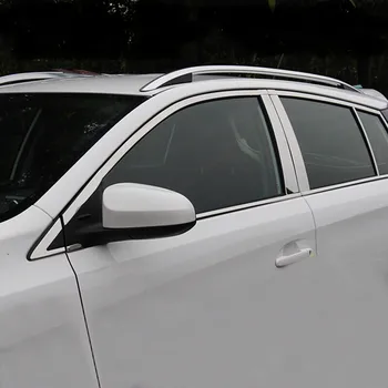 

Stainless steel window trim glass window garnish pillar middle strip trim for Toyota Vios 2014-2018 car styling