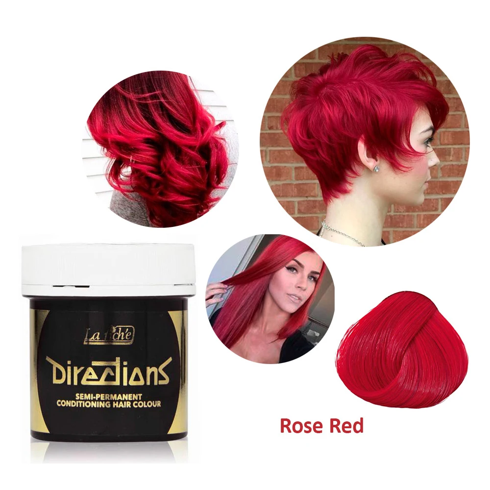 Hair Dye Directions Rose Red (red Rose) 88 Ml - Hair Color - AliExpress