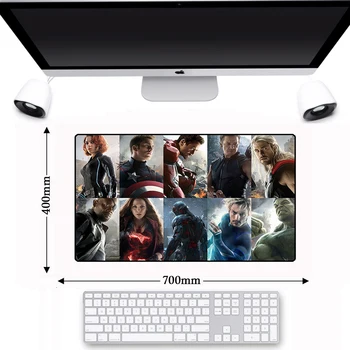 

700x400x2mm Anti-slip Marvell Comics Notebook Game Mouse Pad Gamer Gaming Avengerse Infinity War Mousepad Mat Mattapis de souris