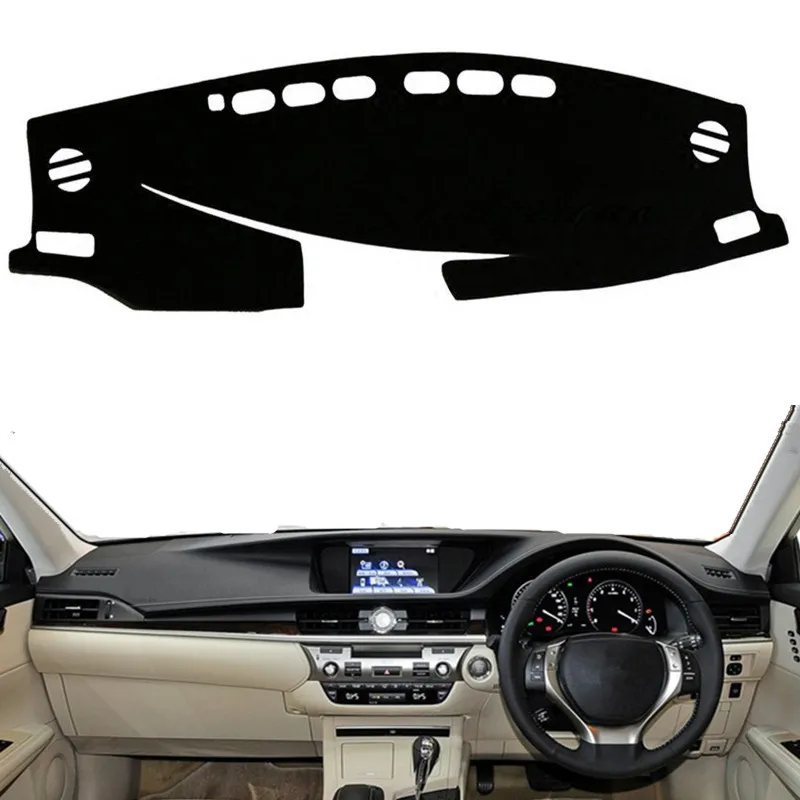 

Auto DashMat Dashboard Cover Mat Pad Interior Sun Shade Instrument Protector Carpet Accessories For Lexus ES350 ES300h 2013-2018