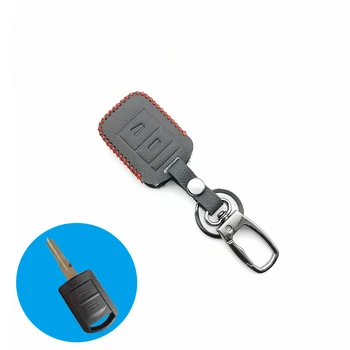 

2 Buttons High Quality Genuine Leather Car Key Case Cover for Opel Astra H J g Zafira Vectra Corsa Insignia Mokka Protect Shell