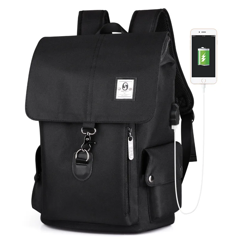 

Cross Border New Style Schoolbag Men's Outdoor Casual Oxford Cloth Backpack Large Capacity Computer Backpack a Generation of Fat
