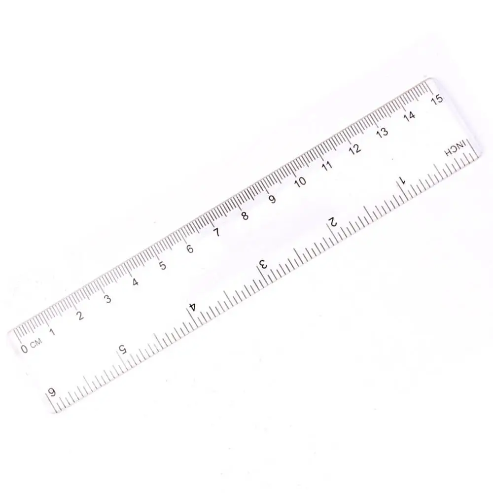 15Cm/20Cm/30Cm Plastic Ruler Advertising Ruler Transparent Student Ruler Student Ruler Measurement Too
