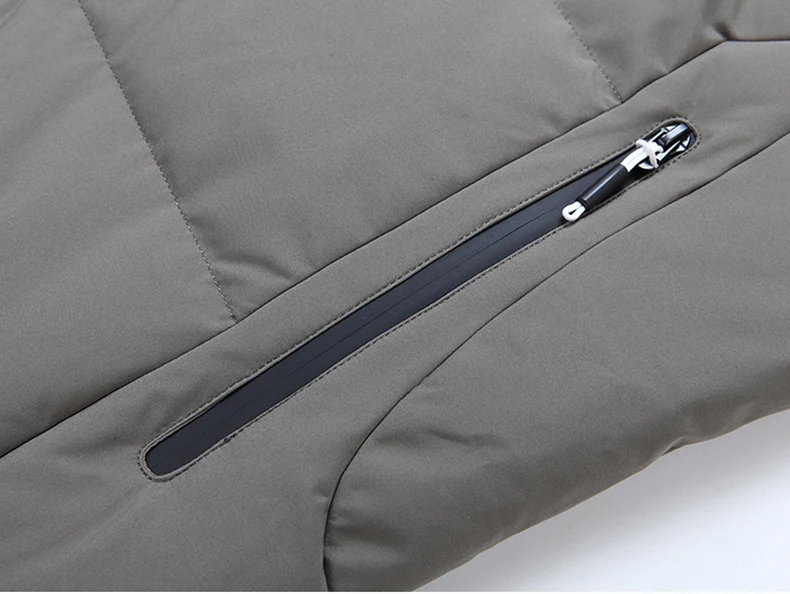 Men down jacket men's winter coat mid-long thick warm parkas hooded casual white duck down winter coats thicken outerwear