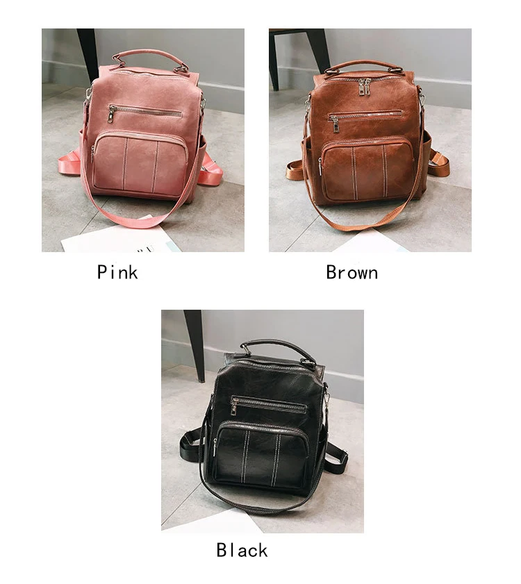 Mochila Feminina рюкзак кожаный школьный рюкзак для девочек плотная большой вместимости рюкзак для девочек функциональный рюкзак женская сумка
