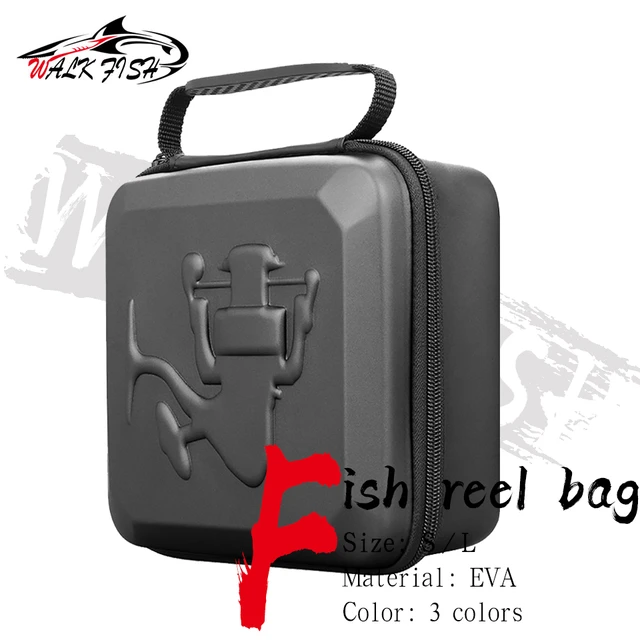 WALK FISH Fishing Reel Bag Light Strong Embedded Spinning Fishing Reel EVA  Bag Protective Case Cover