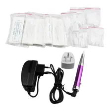 Машина для татуировки, тату-пистолет, машина для подкладок бровей, тату-машина из алюминиевого сплава с иглами, наборы для макияжа, набор для ручки