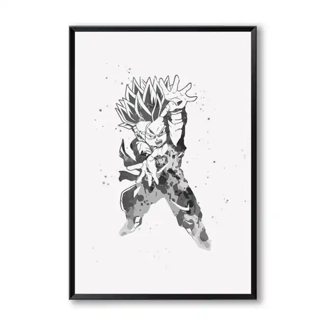 アニメドラゴンボール抽象水墨画の壁アートの絵画を印刷キャンバスポスターの写真家の装飾子供の子供のための寝室 Aliexpress アニメドラゴンボール抽象水墨画の壁アートの絵画を印刷キャンバスポスターの写真家の装飾子供の子供のための寝室 Aliexpress