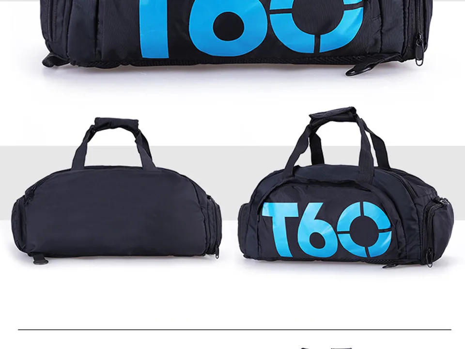 Men Sport Gym Bag Women Fitness Waterproof Outdoor Separate Space For Shoes Travel Handbag Backpack