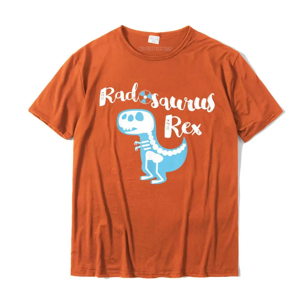 Design T Shirts Prevalent Crew Neck Design 100% Cotton Mens Tops Tees Casual Short Sleeve T Shirt Wholesale Cute X-Ray Tech TShirt Radiology Dinosaur Graphic Gift T-Shirt__MZ22435 orange