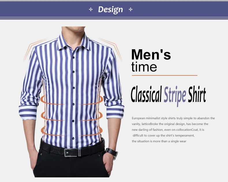 VISADA JAUNA новые мужские полосатые повседневные рубашки с длинным рукавом мужские хлопковые рубашки с отложным воротником Chemise Homme размера плюс 5XL N5121